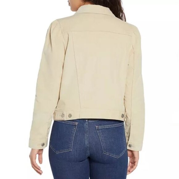 Gap Women's Corduroy Jacket in Oyster Grey MEDIUM BNWT - Picture 2 of 10